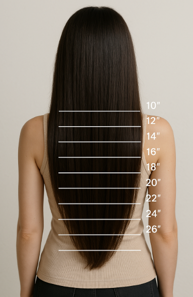 Comprendre les tailles des mèches, des closures et des frontales : pouces, centimètres et explications
