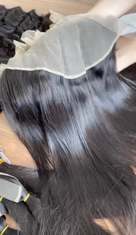 Frontal HD lace - Vietnamiennes Raw Hair